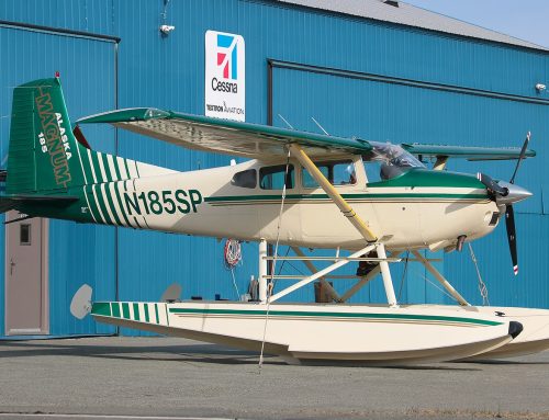 Excellent 1977 A185F with Aerocet Floats and Fluidyne Skis